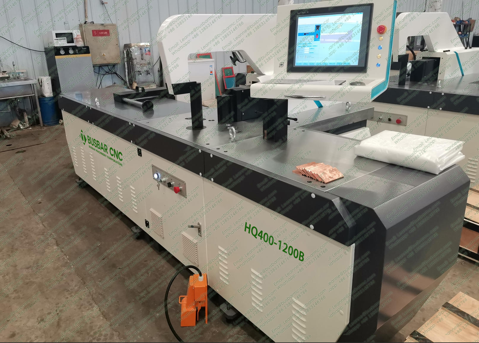 HQ400-1200B CNC koperrailbuigmachine