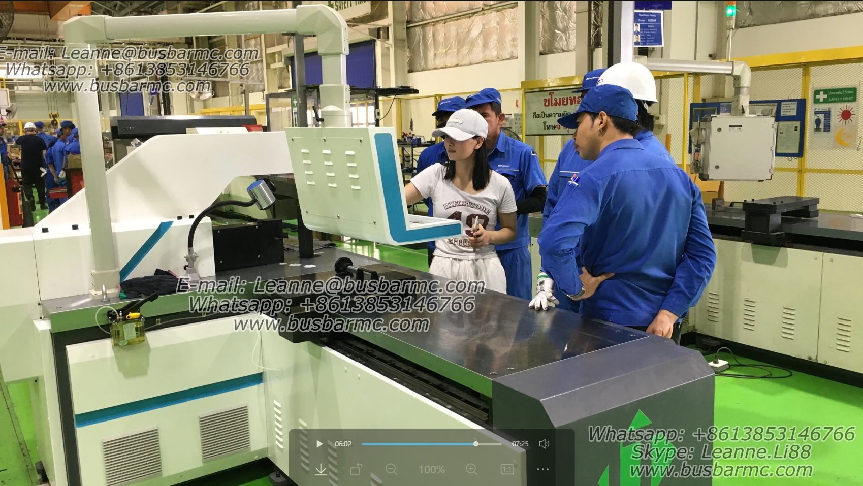 CNC-busbarmachine toepassingsproject 04