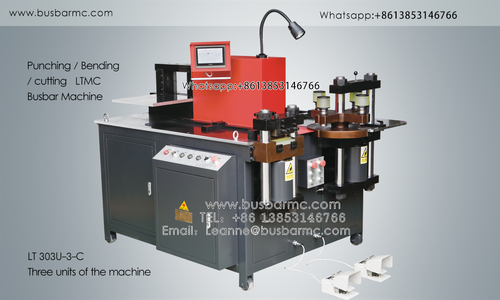 LT 303U-3-C CNC railbewerkingsmachine – ponsen, knippen en buigen voor transformatoren